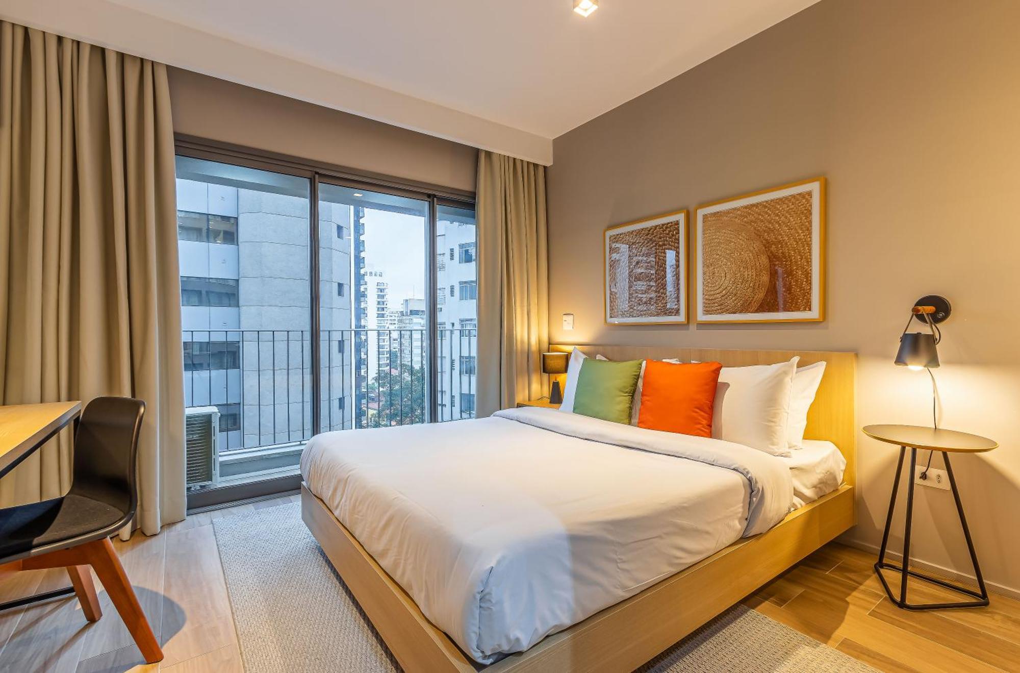 Apartamentos Novos Proximos Ao Masp E A Metros Da Estacao Consolacao E Avenida Paulista - Next Haddock Sao Paulo Room photo