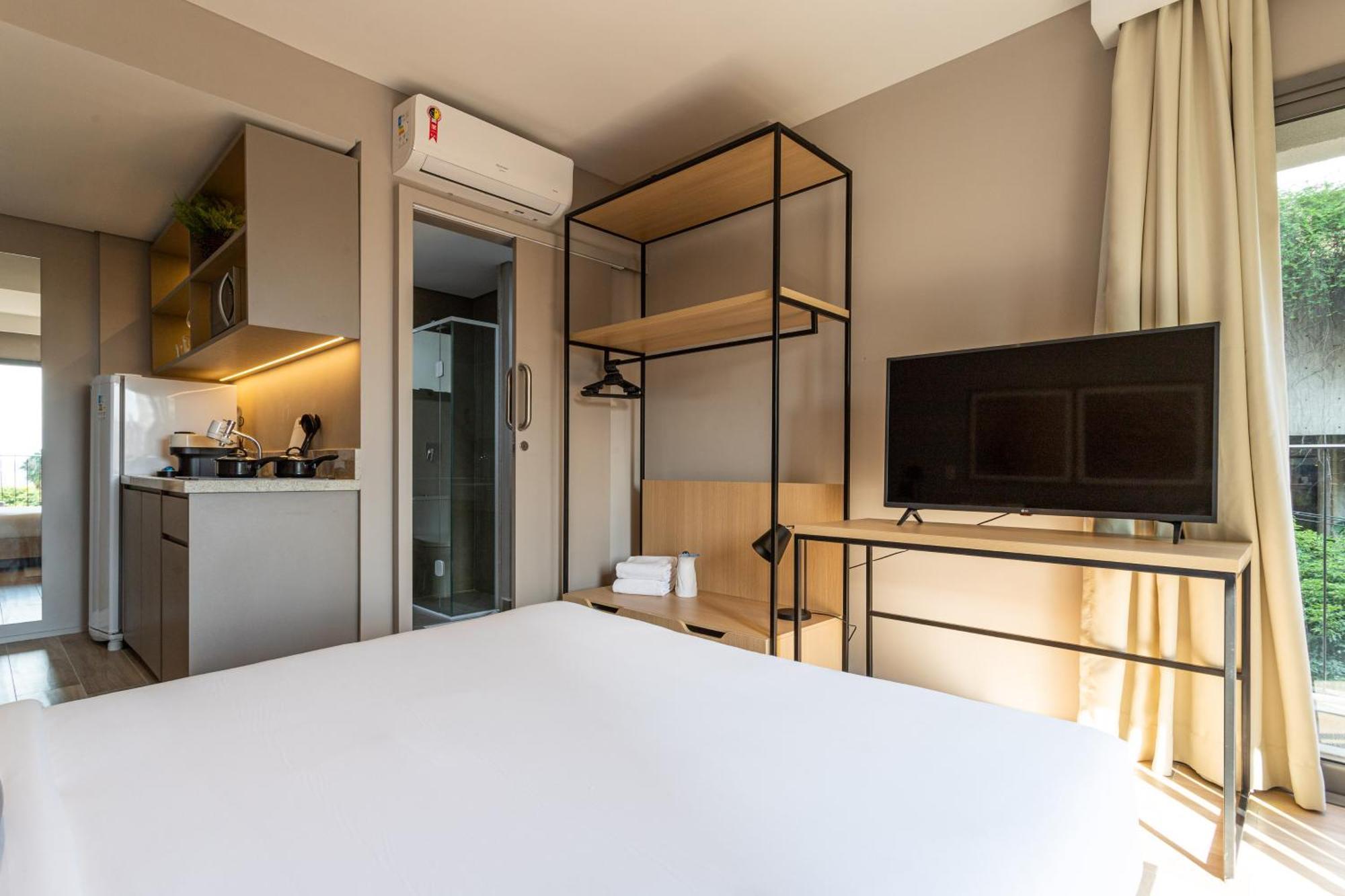 Apartamentos Novos Proximos Ao Masp E A Metros Da Estacao Consolacao E Avenida Paulista - Next Haddock Sao Paulo Room photo