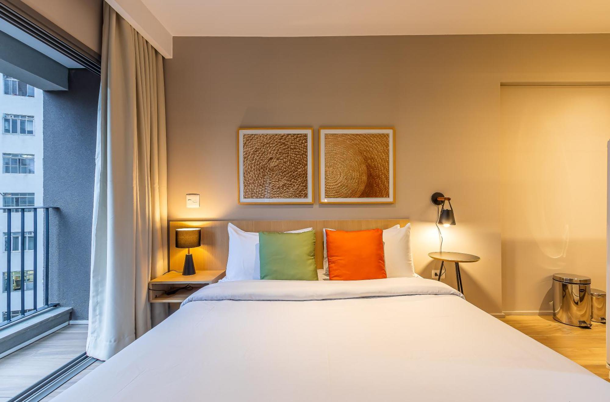 Apartamentos Novos Proximos Ao Masp E A Metros Da Estacao Consolacao E Avenida Paulista - Next Haddock Sao Paulo Room photo