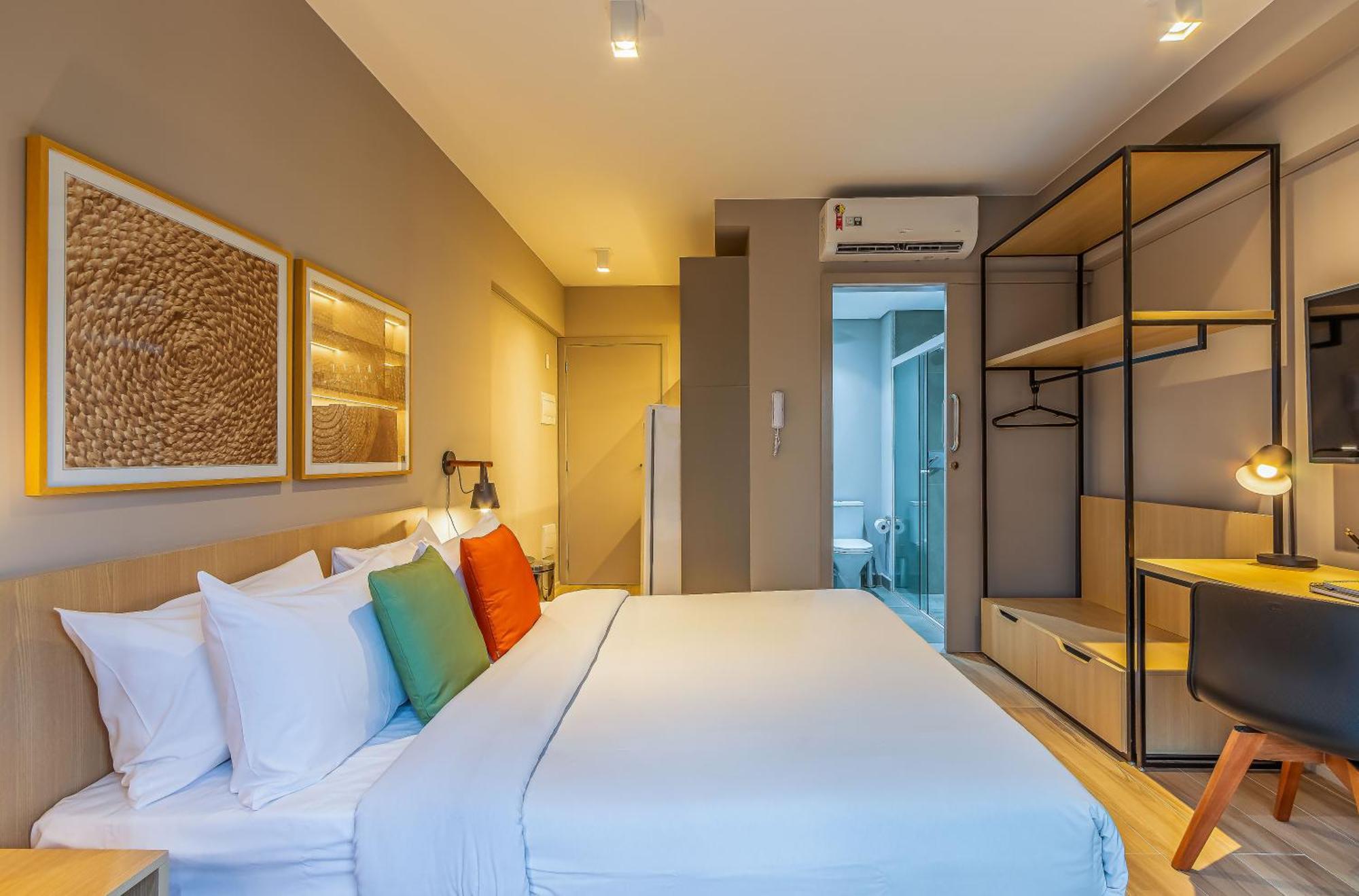 Apartamentos Novos Proximos Ao Masp E A Metros Da Estacao Consolacao E Avenida Paulista - Next Haddock Sao Paulo Room photo